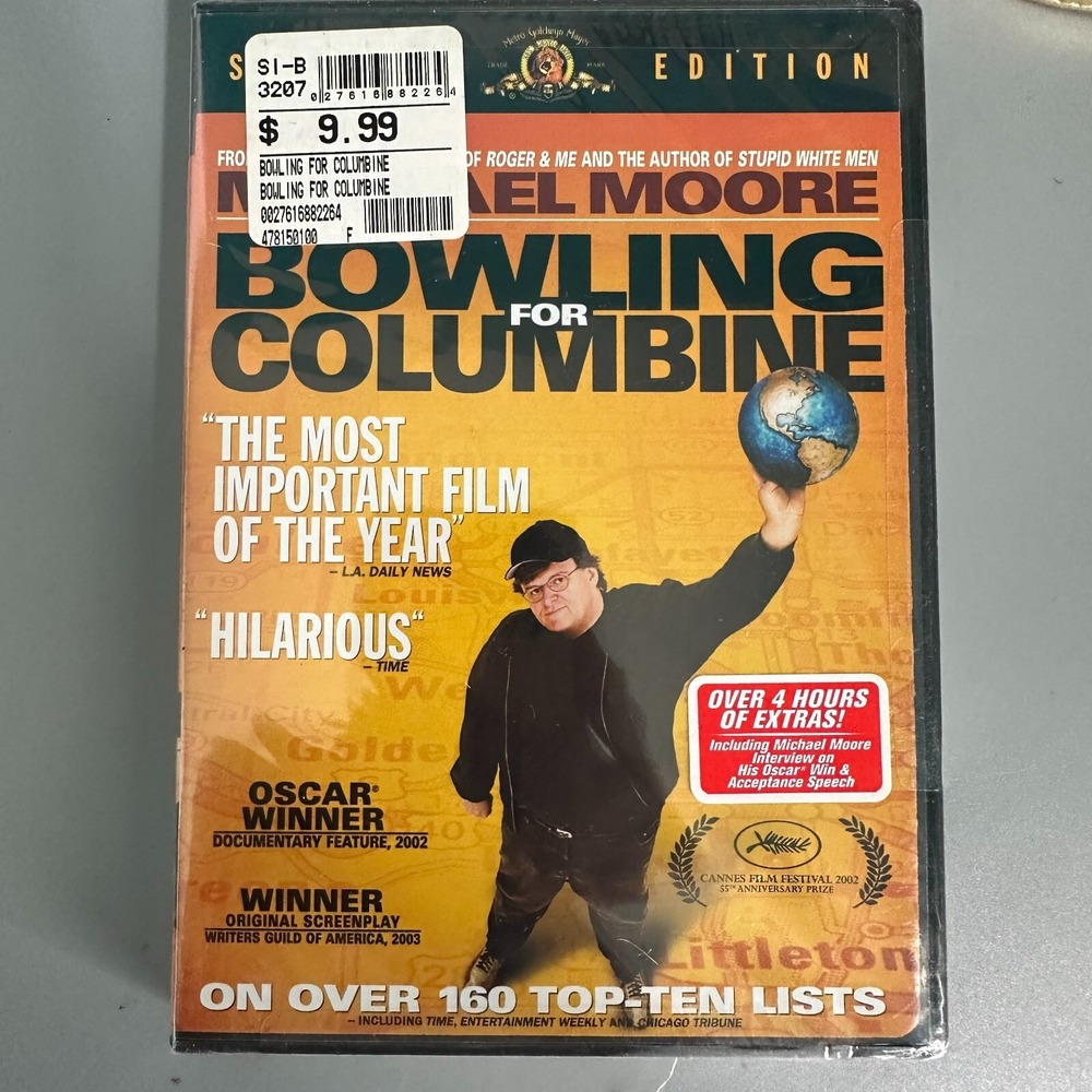 Bowling for Columbine DVD Special Edition Michael Moore Documentary New Sealed